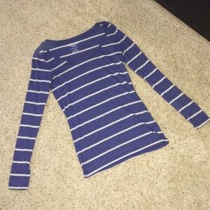 Striped long sleeve tee